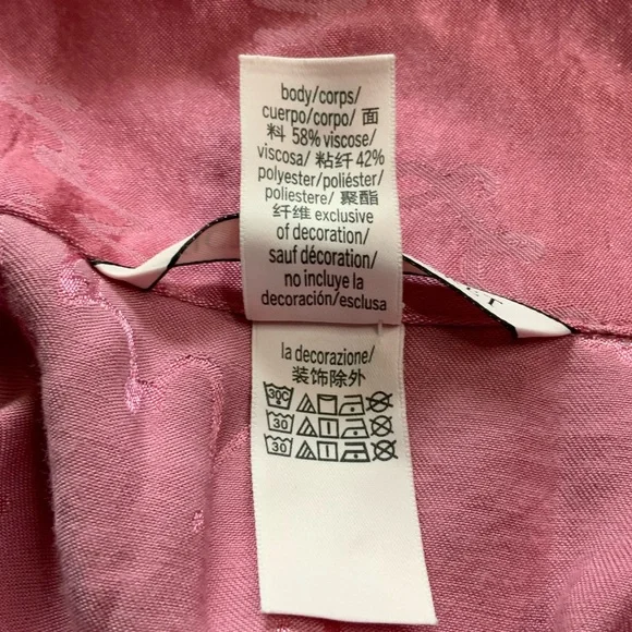 Victoria’s Secret pink satin pink pajama romper - Picture 5 of 8